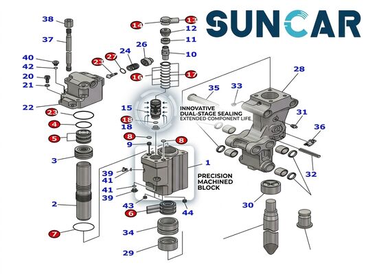 Mua Bộ phớt xi lanh tay đòn 193-7852KT 276-3879KT cho C.A.T. E303 sản xuất trực tuyến