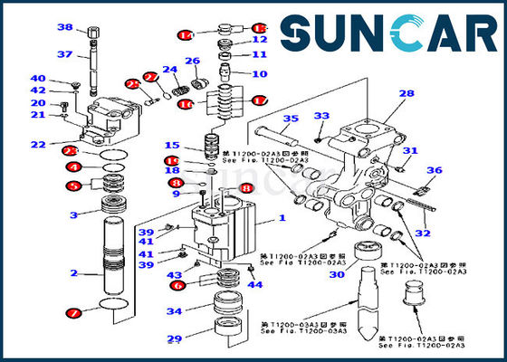 Mua Bộ ngắt thủy lực cánh tay BK301Z-SK1 cho máy xúc Komatsu PC30R-8 online manufacture