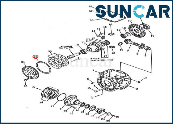 Mua 417-33-11430 Vòng đệm sửa chữa hộp số WA100-1 WA120-3 Máy xúc Komatsu Con dấu thay thế online manufacture