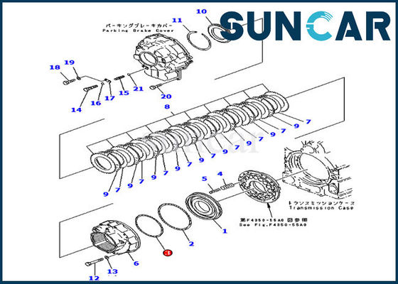 Mua 714-07-18590 Vòng đệm truyền động WA450-3 WA470-3 Niêm phong máy móc thiết bị xúc lật Komatsu online manufacture