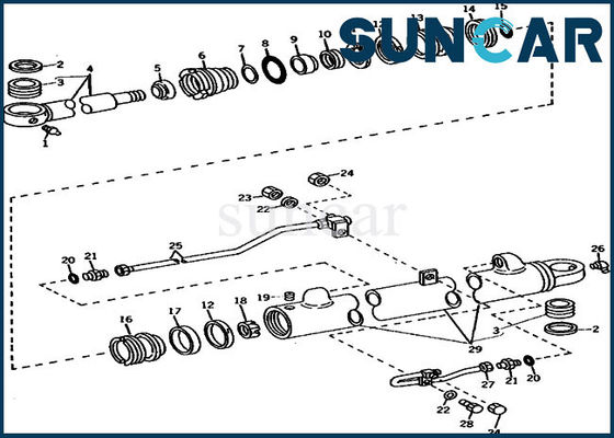 Mua Máy xúc 690B JOHN DEERE AR105309 Boom Repair Seal Kit Bộ dụng cụ dịch vụ xi lanh online manufacture
