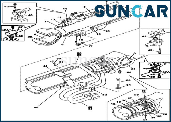 Mua Bộ làm kín xi lanh LZ00445 Bộ dụng cụ sửa chữa bùng nổ Phù hợp với CASE CX210N CX210LR Phần niêm phong online manufacture