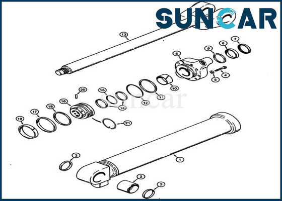Mua Bộ làm kín xi lanh nâng G110524 cho trường hợp Bắc Mỹ 621 721 Thiết bị xây dựng máy xúc lật online manufacture